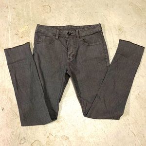 James Perse Standard Herringbone Ottoman gray button fly chinos pants size 30